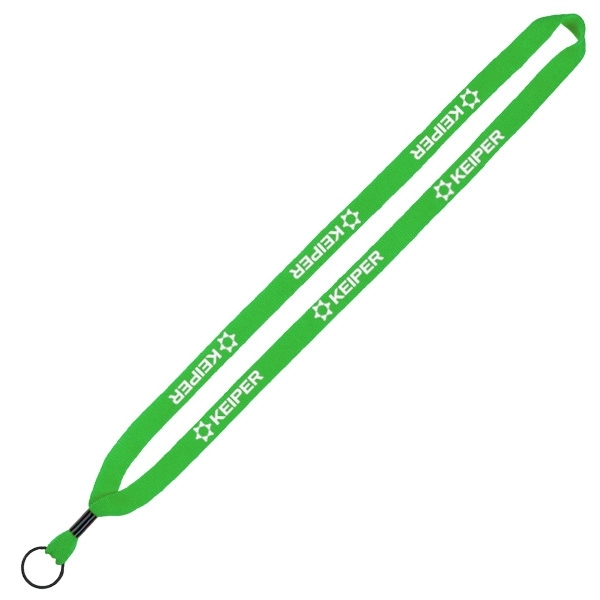 1/2" x 16" knit cotton lanyard with metal crimp closure and... from ASI 88060 Snugz/USA Inc / SnugZ USA®