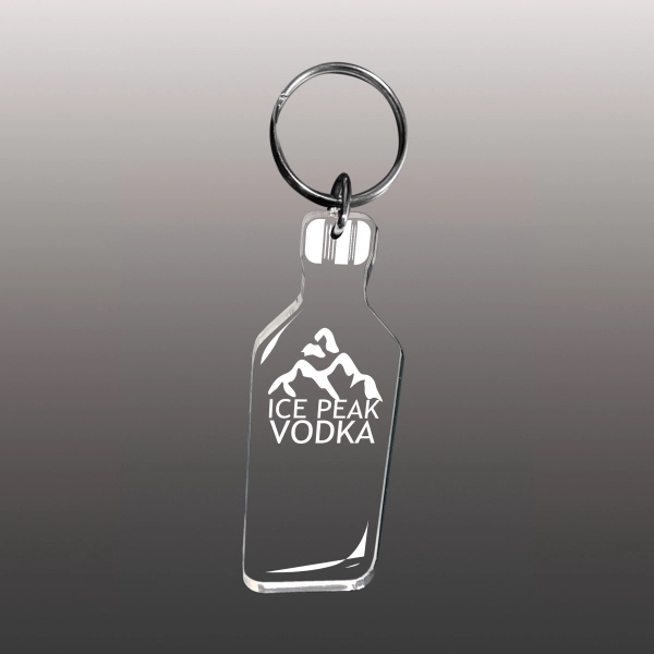 1/4" laser etched keychain made of high-quality acrylic.... from ASI 72521 Morris Magnets / Laser Cuts