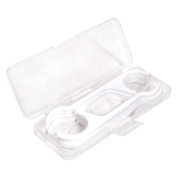 10 toothpick flossers in a plastic travel case.... from ASI 43442 ZZ DROPPED - High Caliber Line USA / High Caliber Line