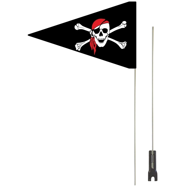 12" x 18" Digitally Printed Triangle PVC Bike Flags... from ASI 80228 Quinn