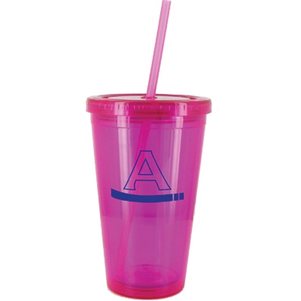 16 OZ DOUBLE WALL TRAVEL MUG WITH SEAL TIGHT LID &... from ASI 46573 Cooper & Clement Inc