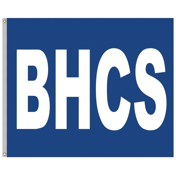 5' x 6' Nylon Appliqued Four Letter School Spirit Flag.... from ASI 80228 Quinn