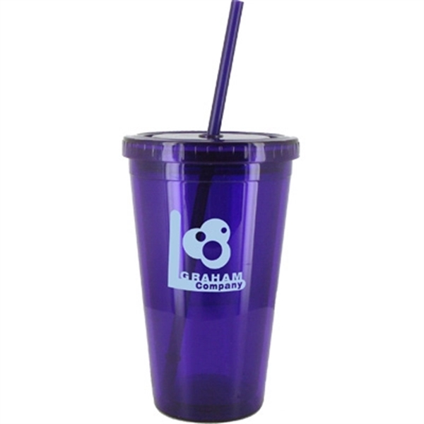 16 OZ DOUBLE WALL TRAVEL MUG WITH SEAL TIGHT LID &... from ASI 46573 Cooper & Clement Inc