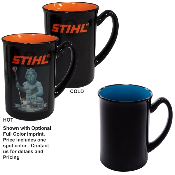 16oz Vanish Ink two-tone mugs, spot color!... from ASI 80093 Pyrographics / Pyrographics Line