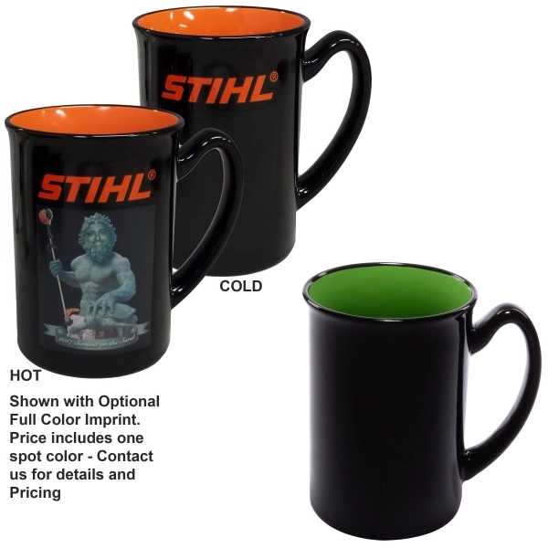 16oz Vanish Ink two-tone mugs, spot color!... from ASI 80093 Pyrographics / Pyrographics Line