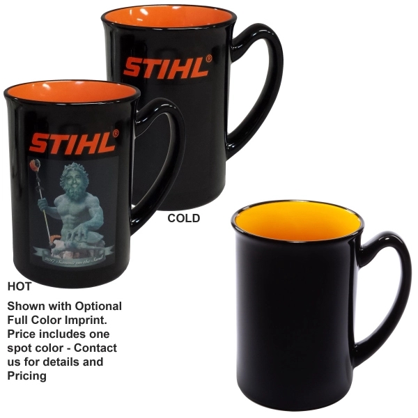 16oz Vanish Ink two-tone mugs, spot color!... from ASI 80093 Pyrographics / Pyrographics Line