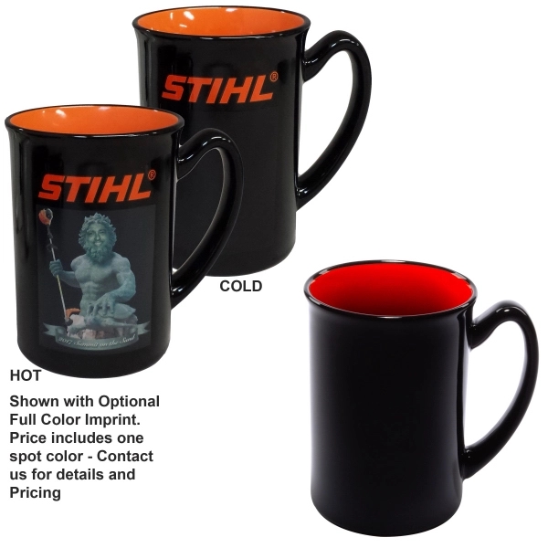 16oz Vanish Ink two-tone mugs, spot color!... from ASI 80093 Pyrographics / Pyrographics Line