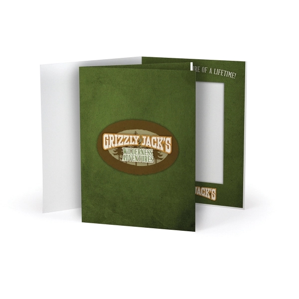 Custom Portrait Folders on sturdy 12 pt. smooth white cardstock in... from ASI 95280 Warwick Publishing Co / Warwick