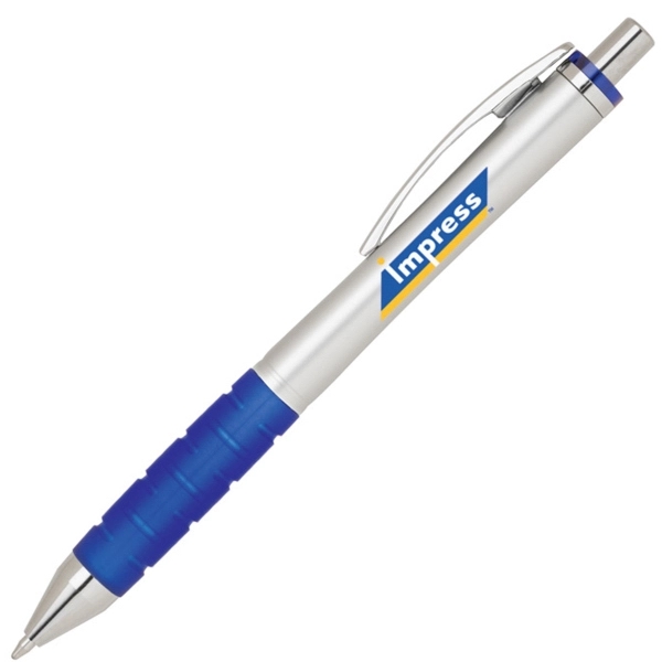 Click action Plastic pen with texture grip... from ASI 79535 Primetime