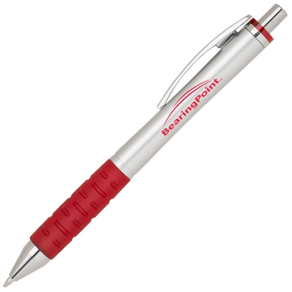 Click action Plastic pen with texture grip... from ASI 79535 Primetime