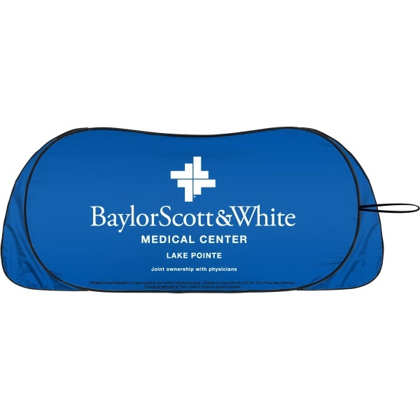 New patented, contoured flap design, single loop collapsible sunshade 24" x... from ASI 37586 Auto-Sun-shade/Intertek