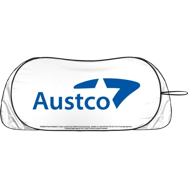 New patented, contoured flap design, single loop collapsible sunshade 24" x... from ASI 37586 Auto-Sun-shade/Intertek