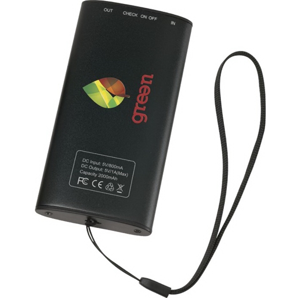 1 Bank Solar Power Bank (2000 mAh)... from ASI 89320 Starline USA Inc