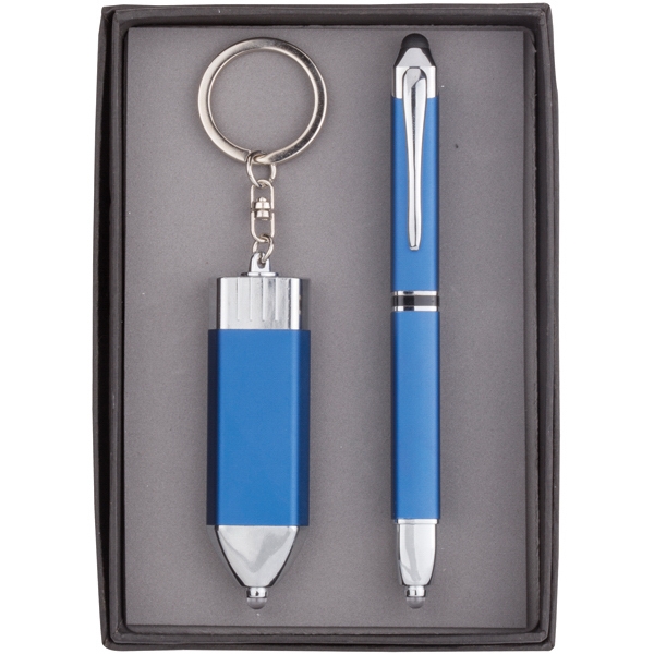 LED Stylus Ballpoint and Stylus Keychain Set... from ASI 46755 Cosmo Promos