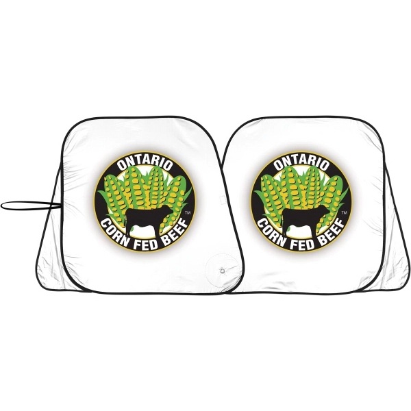 Patented Fabric Dual Panel Sun shade with Pivot System... from ASI 37586 Auto-Sun-shade/Intertek