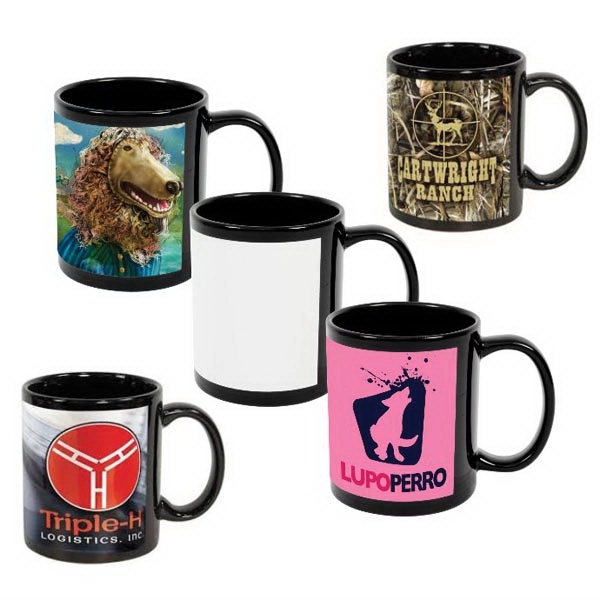 This black ceramic C-handle mug gives you the ability to place... from ASI 76797 Pelican Graphics / Pelican Lures