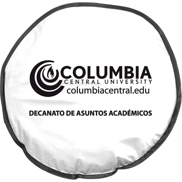 Full Color Full Bleed  Patented  collapsible fabric sunshade dual... from ASI 37586 Auto-Sun-shade/Intertek