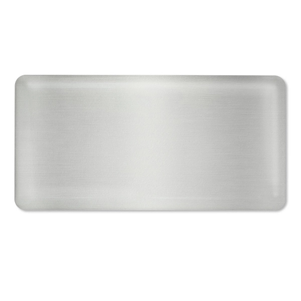 Quality personalized metal name badge with a domed resin finish, digitally... from ASI 79898 Promovision / PROMOVISION