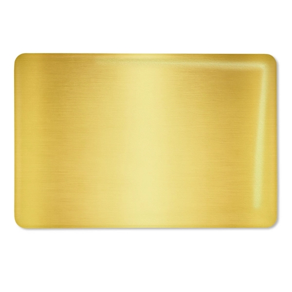 Quality personalized metal name badge with a domed resin finish, digitally... from ASI 79898 Promovision / PROMOVISION