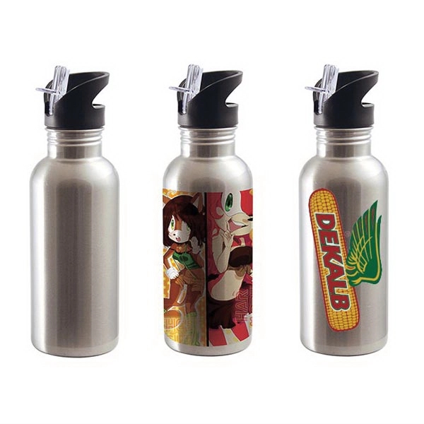 This stylish 20 oz. silver stainless steel water bottle come with... from ASI 76797 Pelican Graphics / Pelican Lures