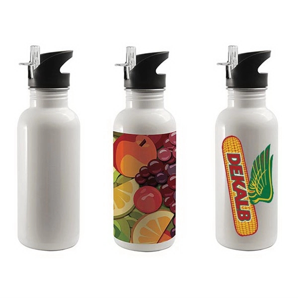 This stylish 20 oz. silver stainless steel water bottle come with... from ASI 76797 Pelican Graphics / Pelican Lures