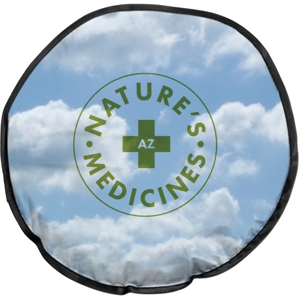 Full Color Full Bleed  Patented  collapsible fabric sunshade dual... from ASI 37586 Auto-Sun-shade/Intertek