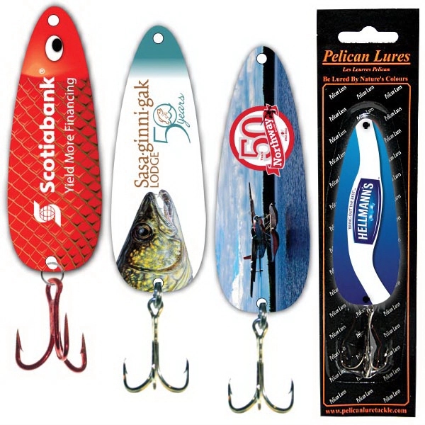 Pelican's Lures are full color double-sided imprint fishing lures.... from ASI 76797 Pelican Graphics / Pelican Lures