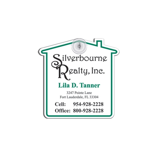 White House Shaped window sign.... from ASI 67620 Lion Circle Corp / Lion/Circle