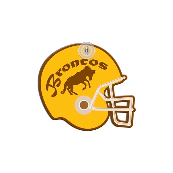 White Football Helmet shape window sign.... from ASI 67620 Lion Circle Corp / Lion/Circle