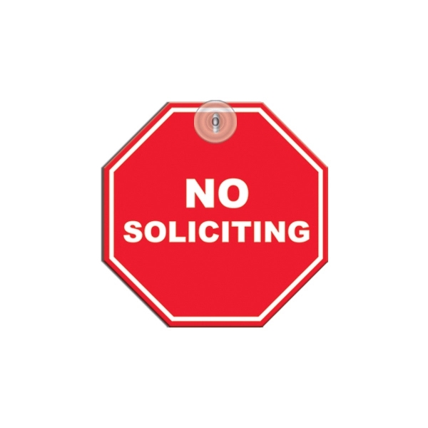 White octagon shape window sign.... from ASI 67620 Lion Circle Corp / Lion/Circle