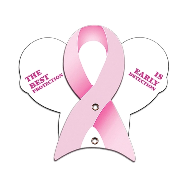 Digital our part expandable ribbon wedding fan.... from ASI 67620 Lion Circle Corp / Lion/Circle