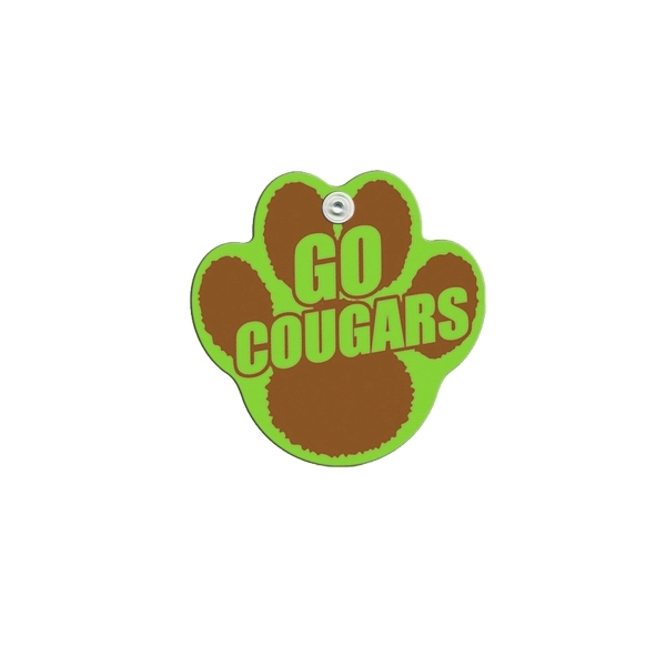 Paw shaped window sign with suction cup (not attached), 5" x... from ASI 67620 Lion Circle Corp / Lion/Circle