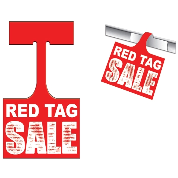 White matte shelf talker tag.... from ASI 67620 Lion Circle Corp / Lion/Circle