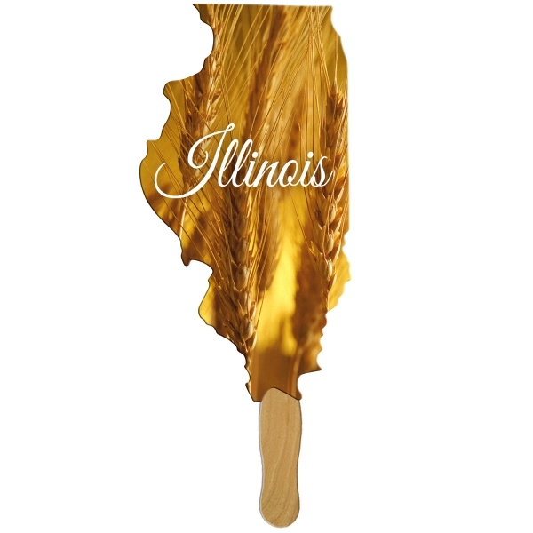 Illinois State shaped fast fan made from high density 22, pt... from ASI 67620 Lion Circle Corp / Lion/Circle