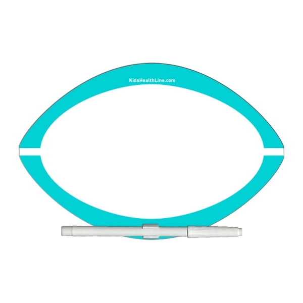 Bean shaped dry erase memo board with marker.... from ASI 67620 Lion Circle Corp / Lion/Circle