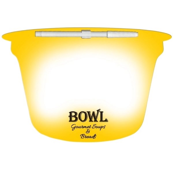 Bowl shaped dry erase memo board with marker.... from ASI 67620 Lion Circle Corp / Lion/Circle