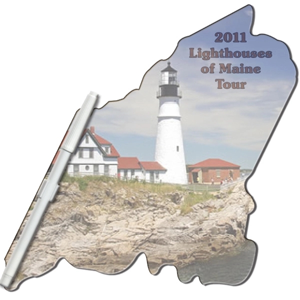 Maine State  shaped dry erase memo board with marker.... from ASI 67620 Lion Circle Corp / Lion/Circle