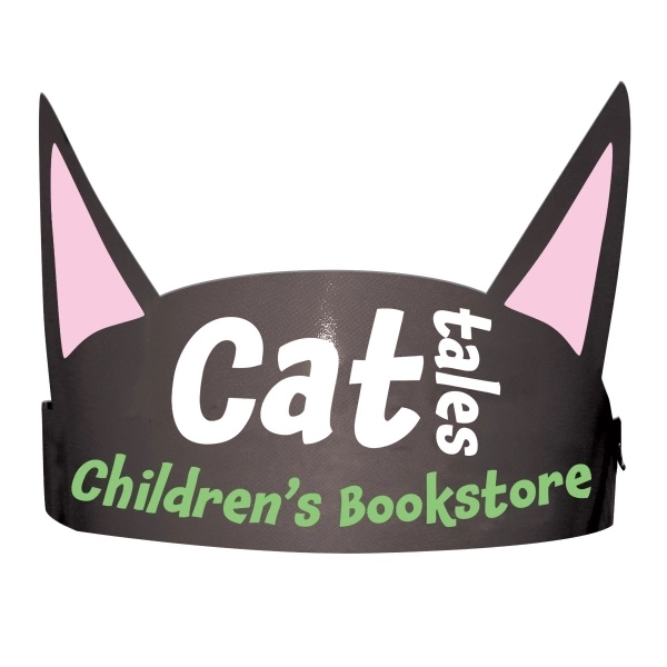 Cat Ears with elastic made from 14 pt., high density, white... from ASI 67620 Lion Circle Corp / Lion/Circle