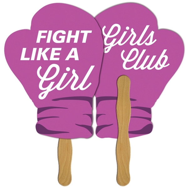Boxing Glove Hand Fan Full Color (2 Sides)... from ASI 67620 Lion Circle Corp