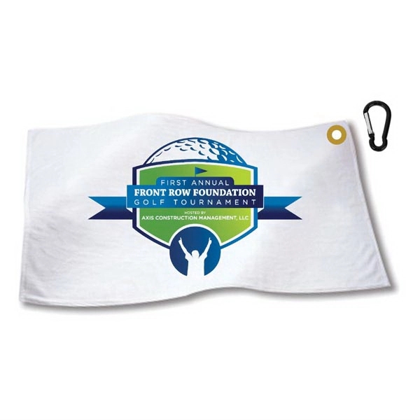 This towel is 100% terry microfiber with a dye sublimation imprint... from ASI 76797 Pelican Graphics / Pelican Lures