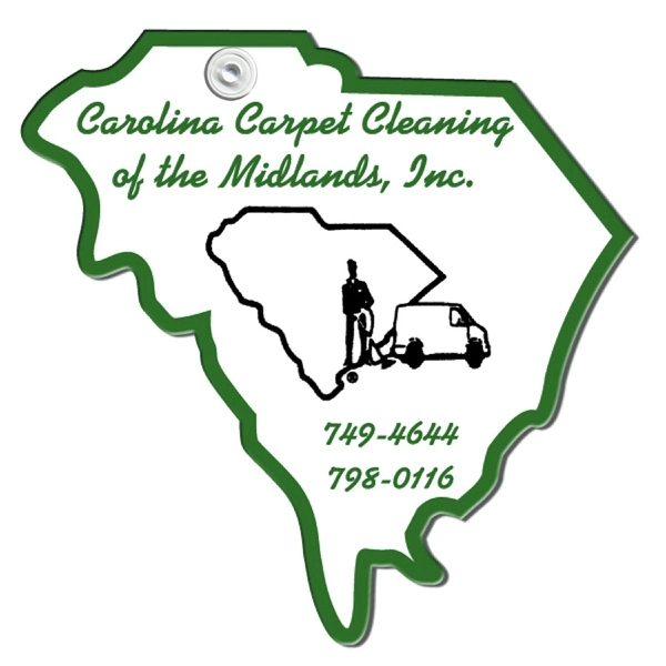 South Carolina State shape paper window sign with suction cup (not... from ASI 67620 Lion Circle Corp / Lion/Circle