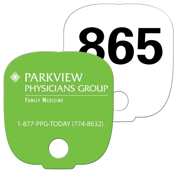 Digital printed Bread Slice With Hole shape auction fan with visible... from ASI 67620 Lion Circle Corp / Lion/Circle