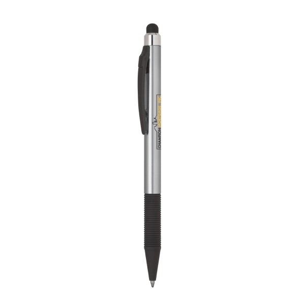 Rubber Grip Click Action Stylus Pen... from ASI 31517 Admart Products / Admart Line