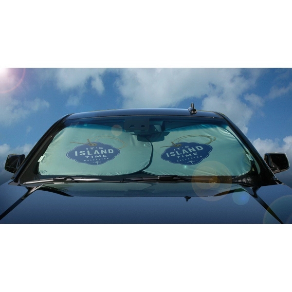 Dual Panel, tall wide fabric Auto SunShade , ideal fit with... from ASI 37586 Auto-Sun-shade/Intertek