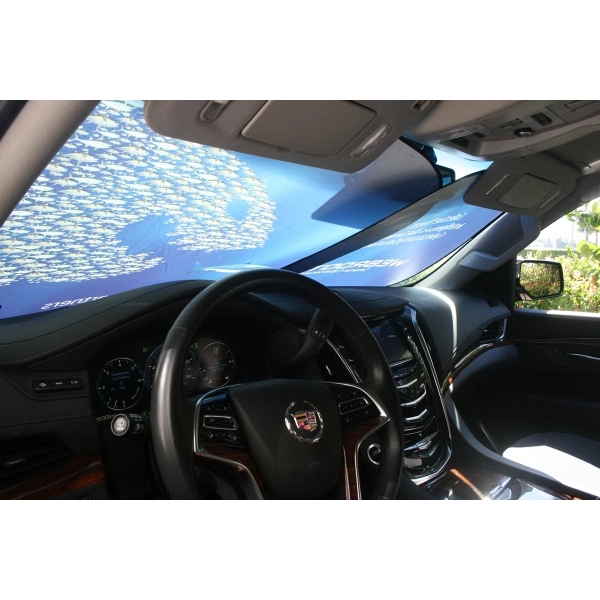 auto sunshade dual panel fabric sun shade, 2 separate panels... from ASI 37586 Auto-Sun-shade/Intertek