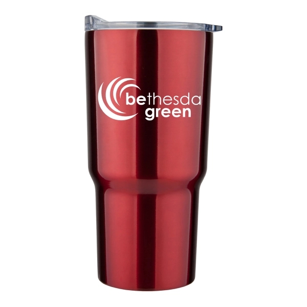 30 oz. Boulder vacuum-insulated stainless-steel tumbler with water-tight lid; keeps drinks... from ASI 90859 Tempo Industries Inc / Tempoline