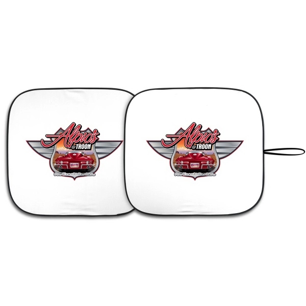 Dual Panel, tall wide fabric Auto SunShade , ideal fit with... from ASI 37586 Auto-Sun-shade/Intertek