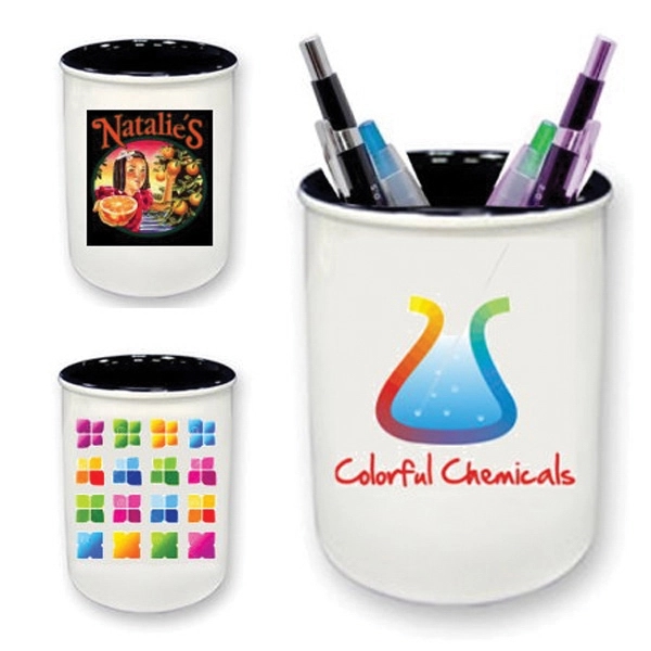 This two toned Ceramic Pencil Caddy is a one of a... from ASI 76797 Pelican Graphics / Pelican Lures