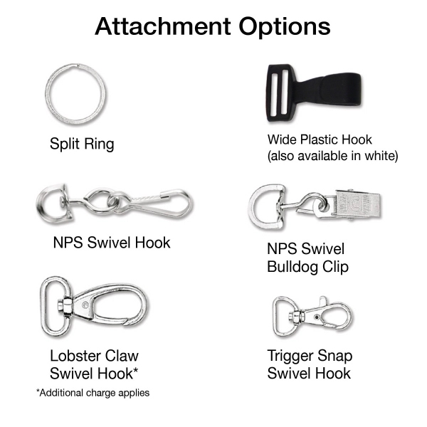 Sustainable custom silkscreen lanyards are strong and durable, yet comfortable enough... from ASI 79898 Promovision / PROMOVISION
