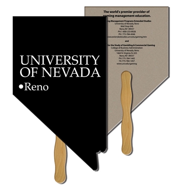 Nevada State shaped fan is laminated on front with a high... from ASI 67620 Lion Circle Corp / Lion/Circle